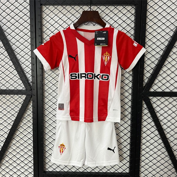 Camiseta Sporting Gijon 1ª Niño 2024/25
